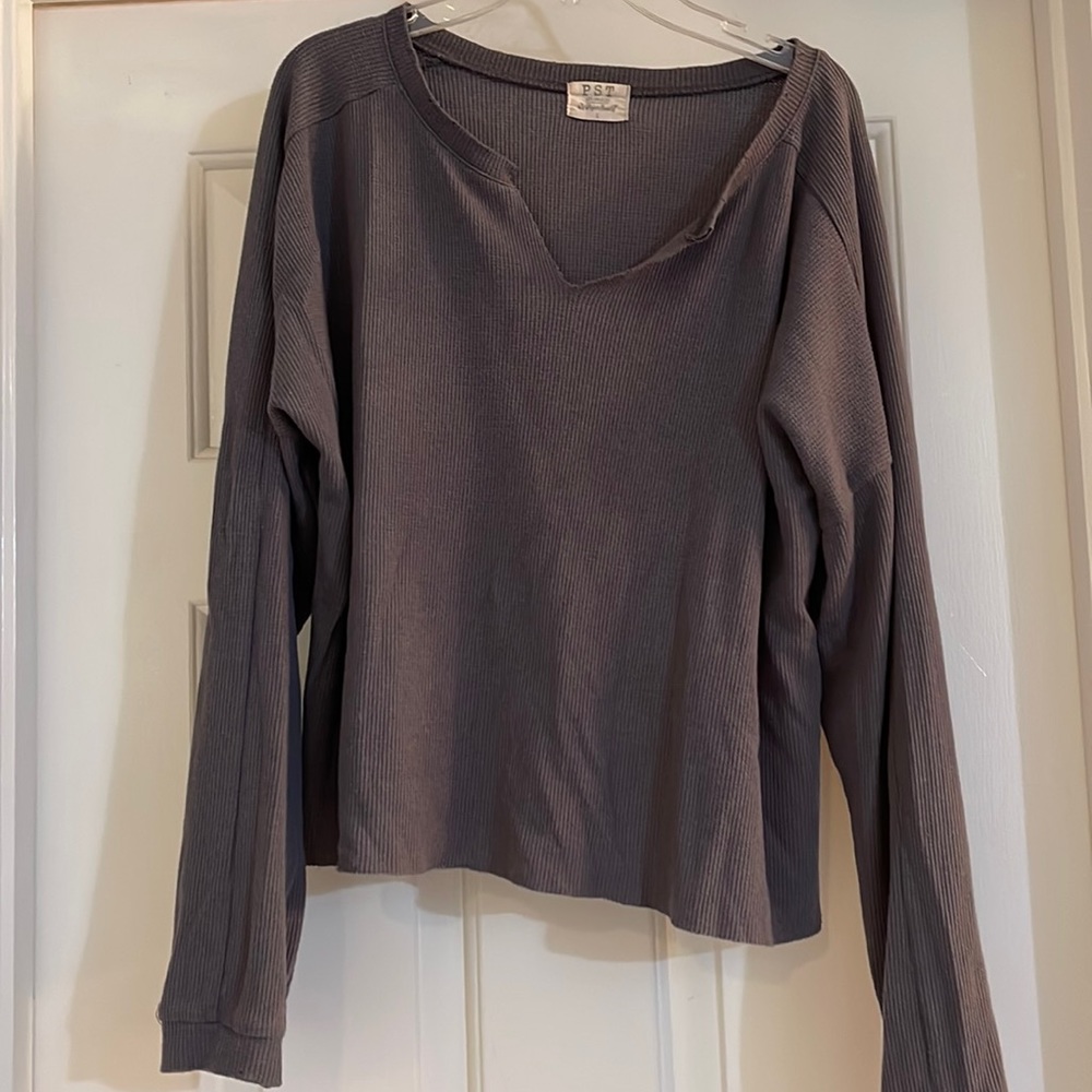 💅🤩 cozy grey long sleeve